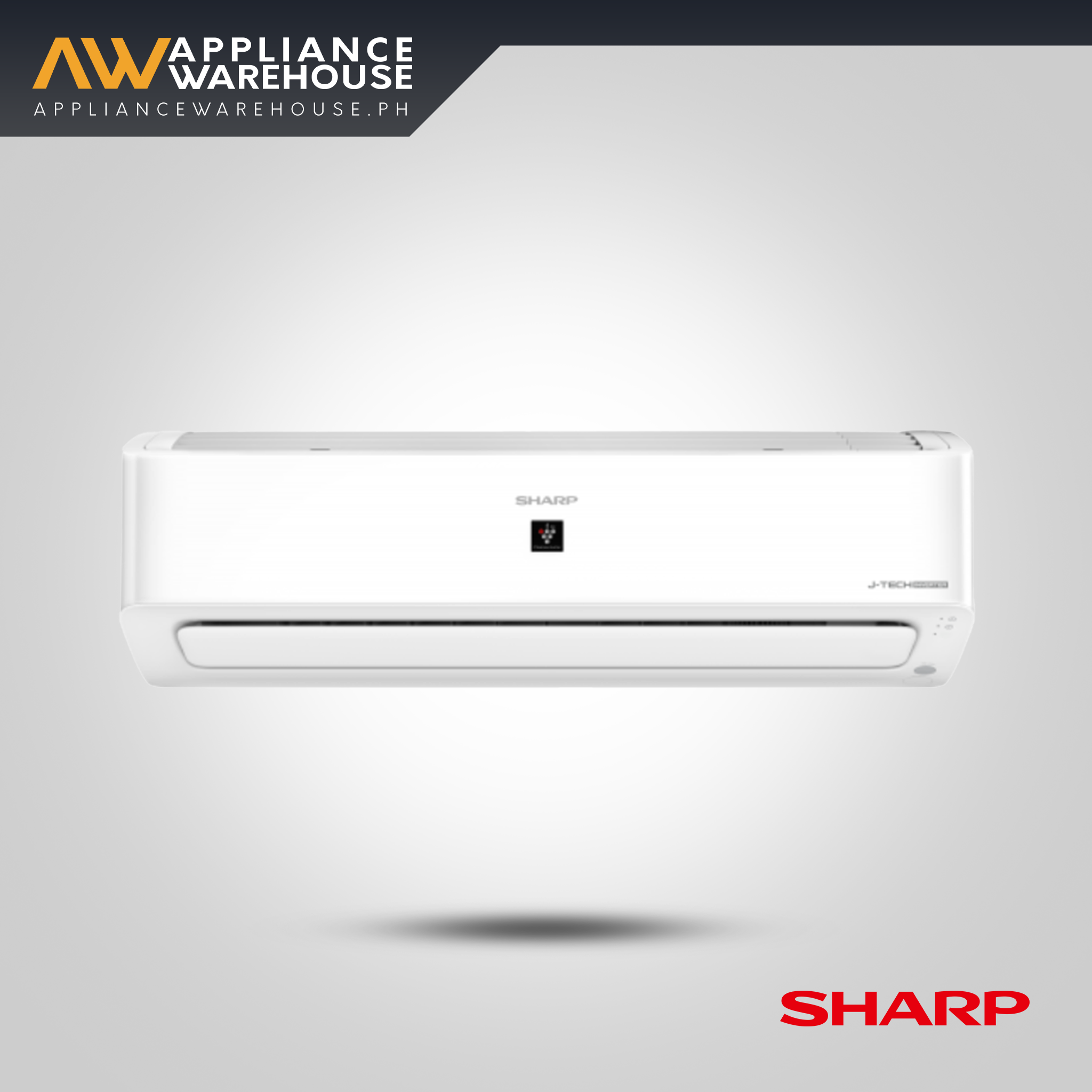 Sharp AH-XP15YMF/AU-X15YMF 1.5 HP J-Tech Inverter Split Type Air Conditioner (Standard)