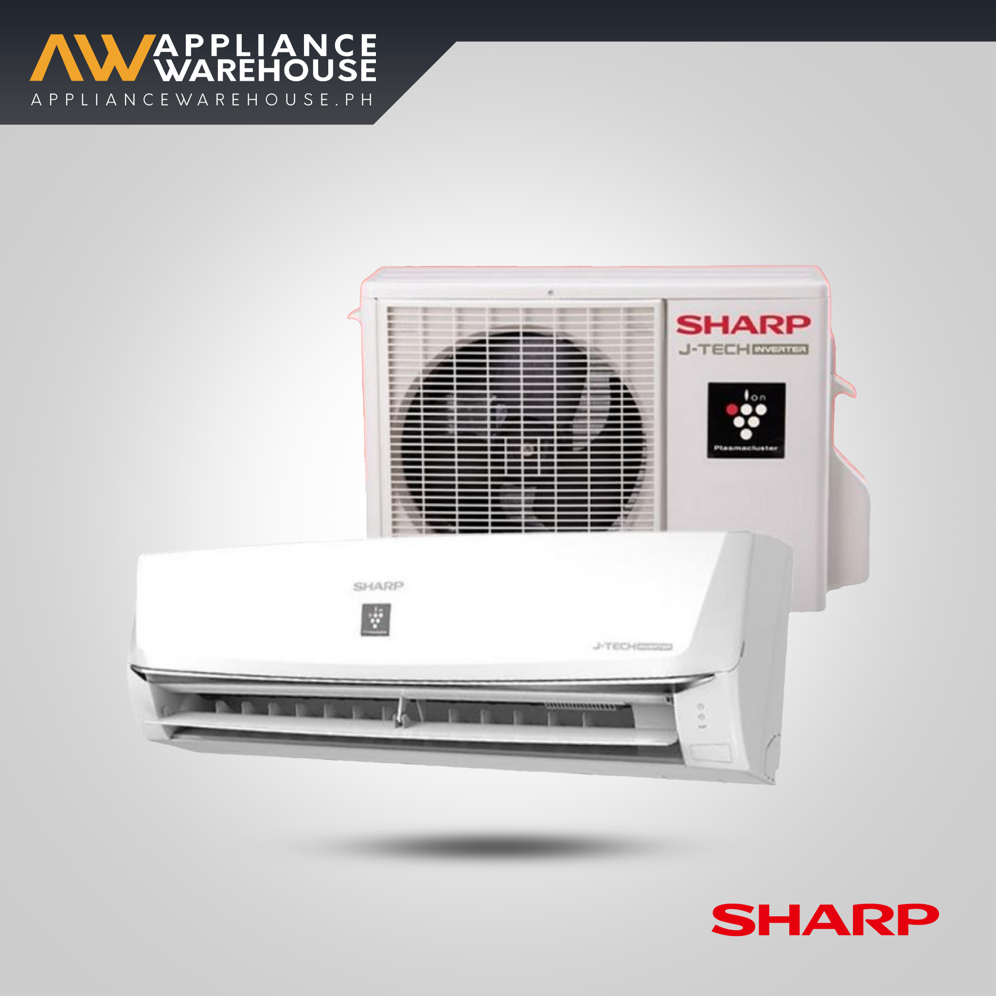 Sharp AH-XP20WF / AU-XP20WF 2.0 HP Aircon Split Type Inverter Premium Air Conditioner