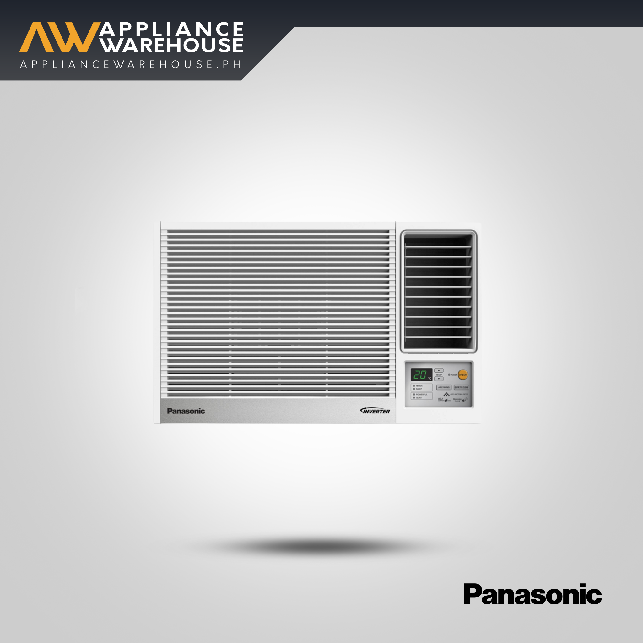 Panasonic CW-U921JPH 1.0HP Compact Size Inverter Window Type Air Conditioner