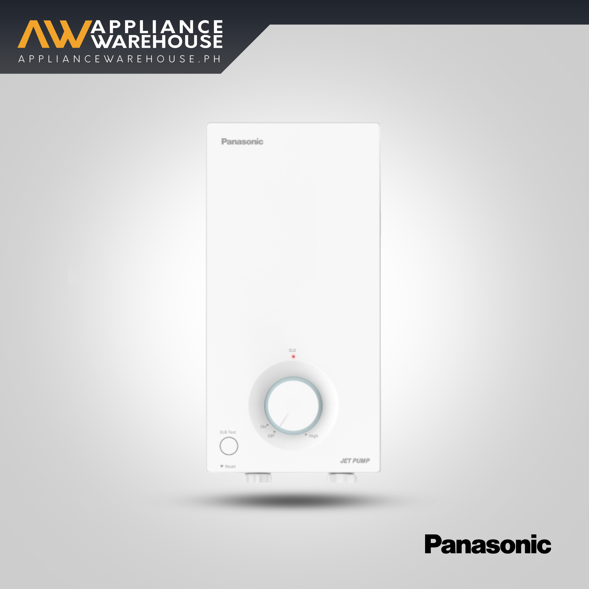 Panasonic DH-3VS1PW 3.5kW Single Point Water Heater w/ 3-Way Shower Head