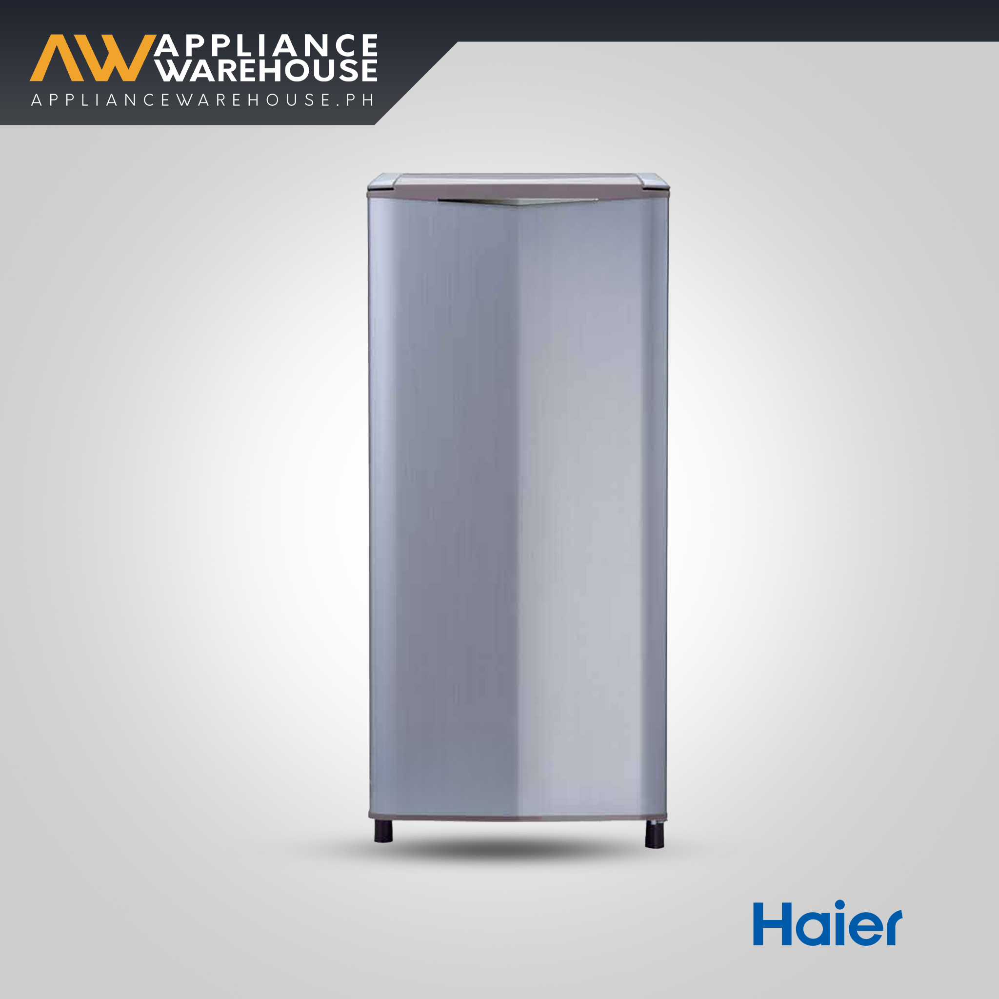 Haier 6.0 cu.ft. Single Door Refrigerator – Hairline Silver
