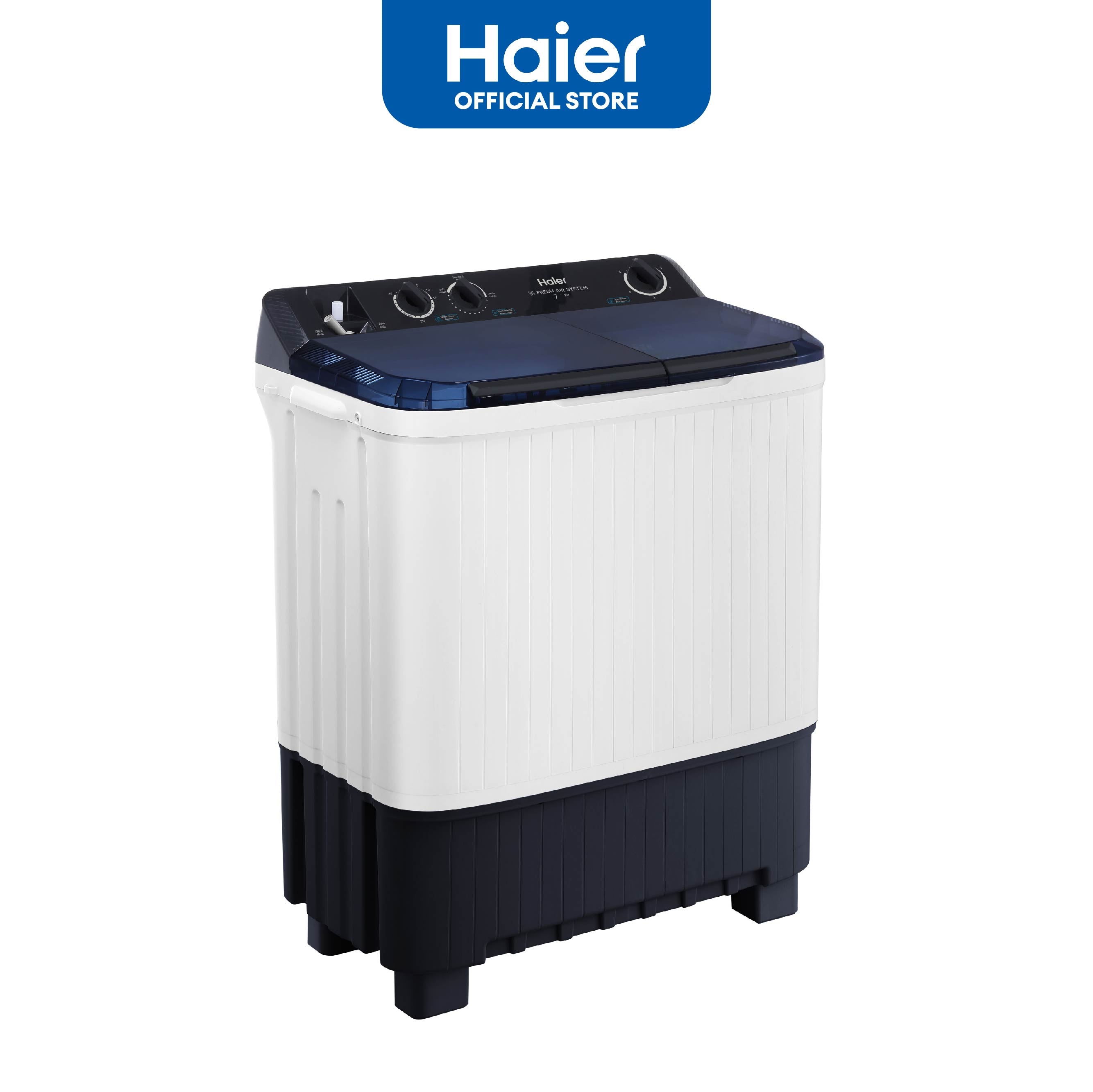 Haier HTW70-P1217 7 kg Soak Wash Twin Tub Washing Machine with Dryer (1)