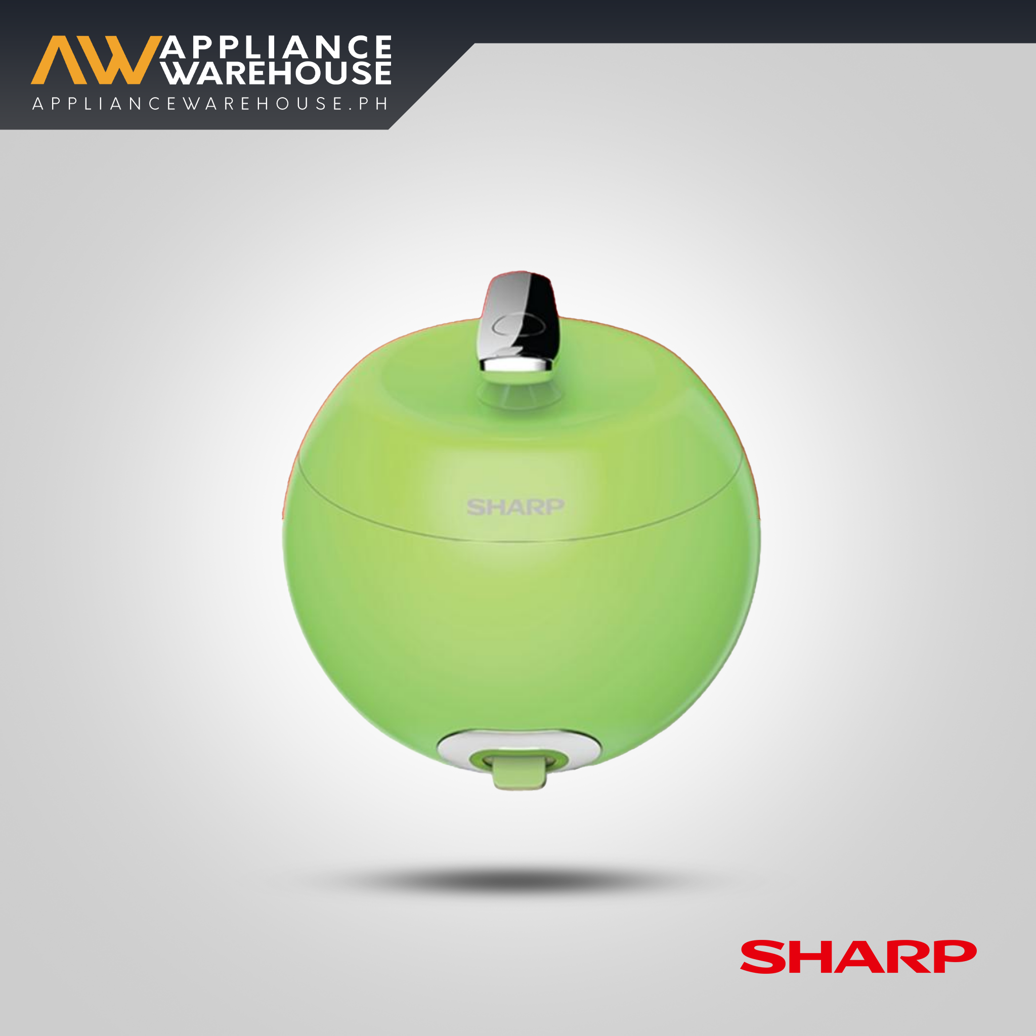 Sharp Apple Shape Rice Cooker KS-P8MF 0.7 Liters (4 Cups)