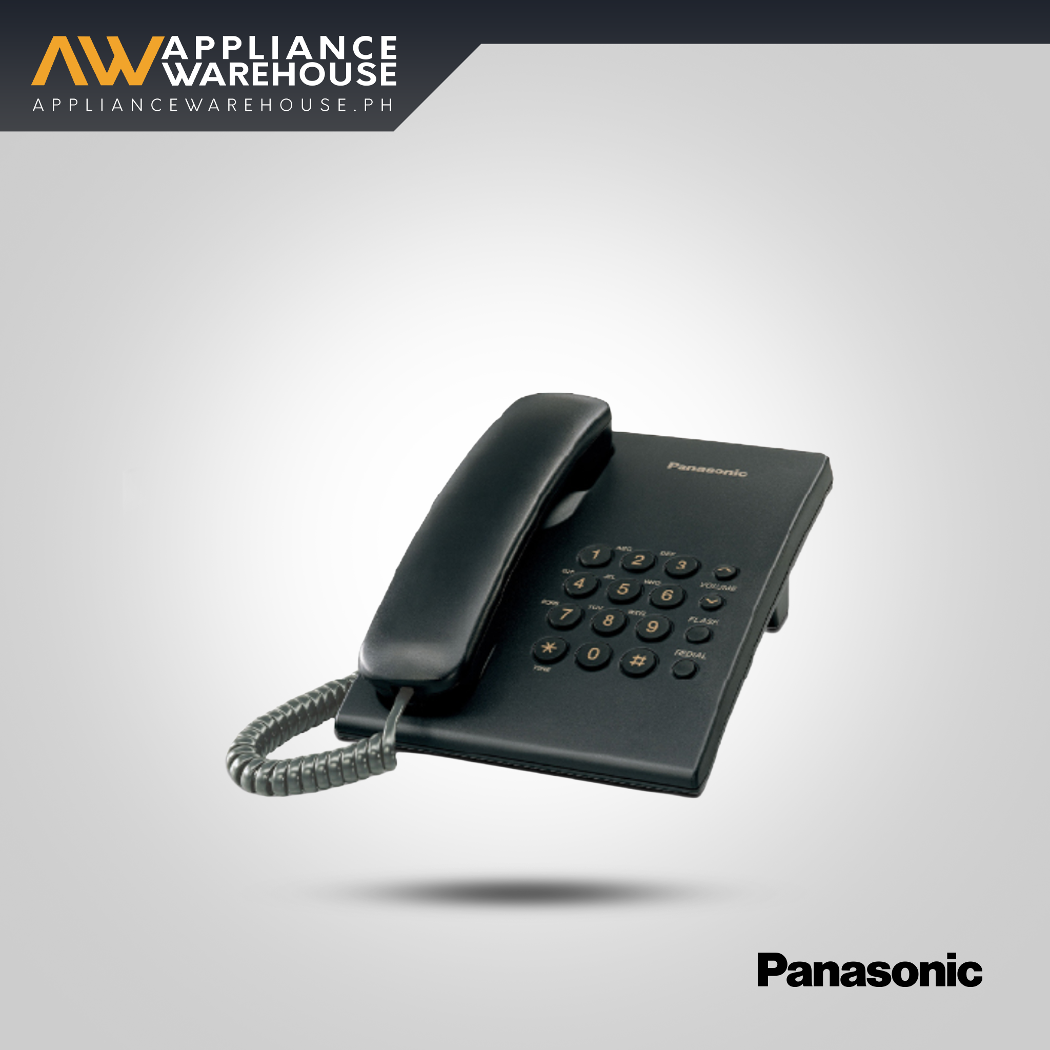 Panasonic Corded Telephone KX-TS500MX Black