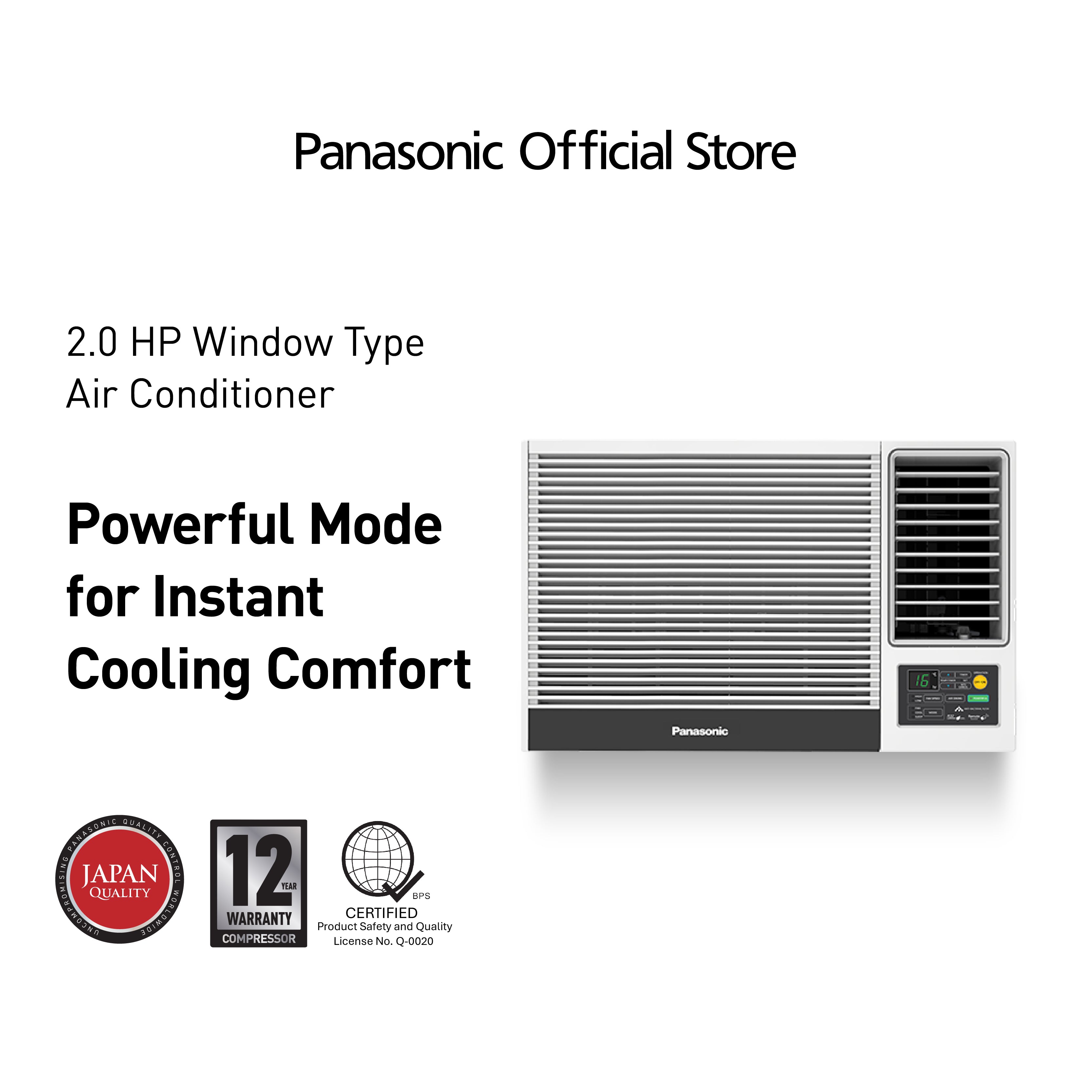PanasonicCW-XN1820EPH2.0HpStandardWindowTypeAirconwRemote-1