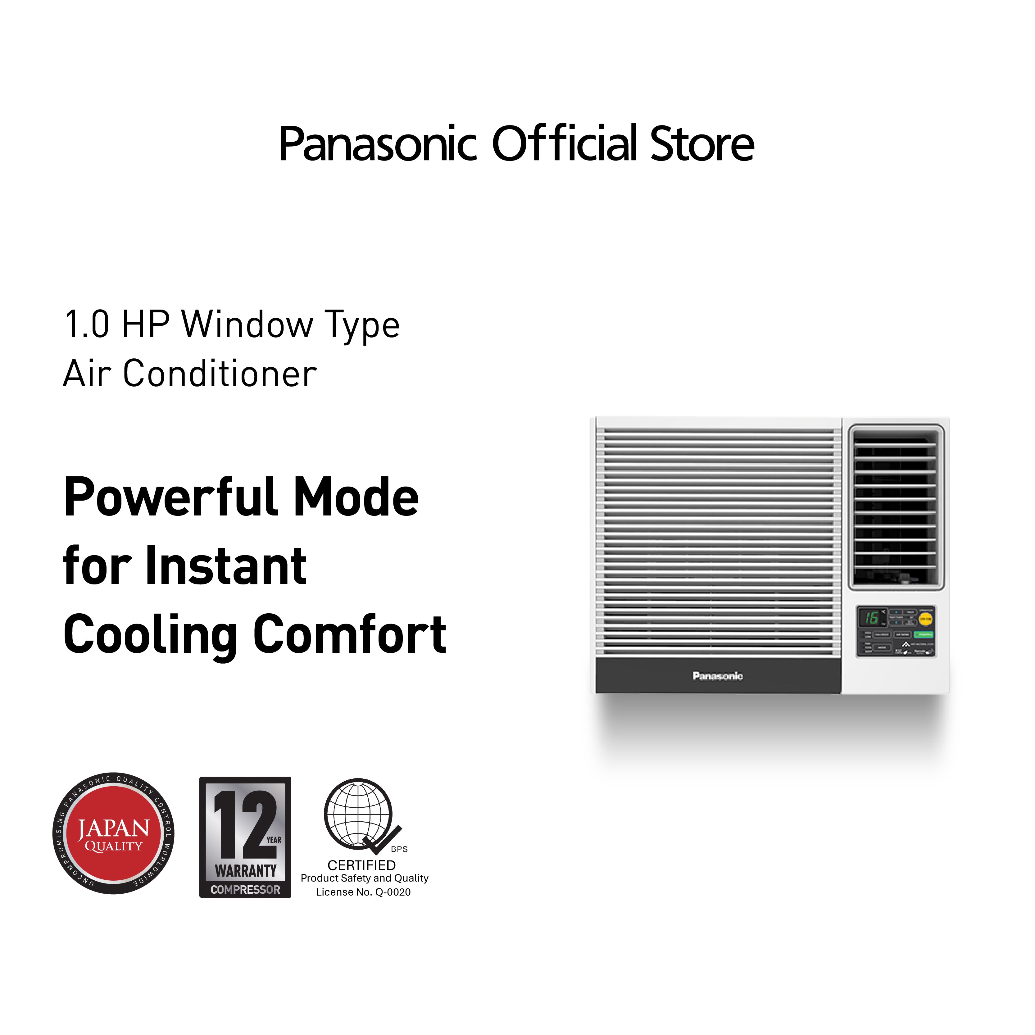 PanasonicCW-XN920JPH1.0HpDeluxeRemoteControlWindowTypeAircon-1