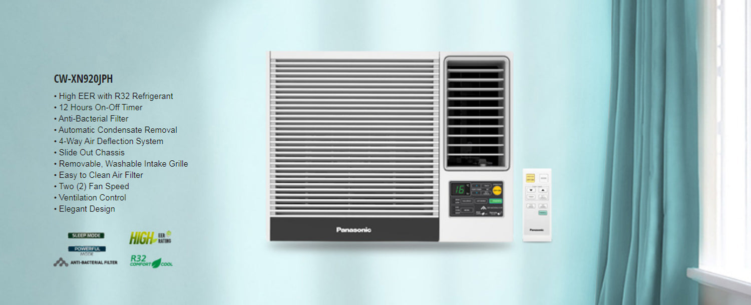 PanasonicCW-XN920JPH1.0HpDeluxeRemoteControlWindowTypeAircon-4