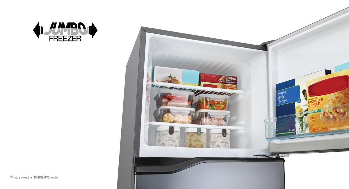 PanasonicNR-BQ241VS9.0cu.ft.2DoorTopMountFreezerDirectCoolInverterRefrigerator-6