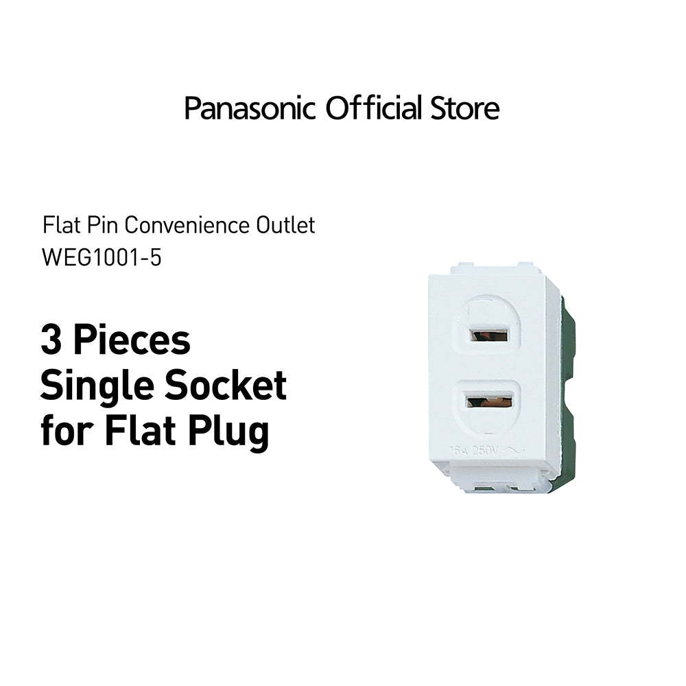 PanasonicWEG1001-5FlatPinConvenienceOutlet-3pieces-1