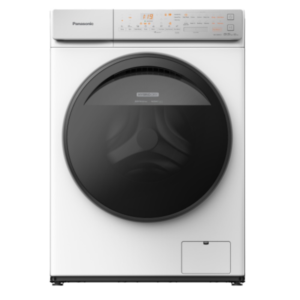 Panasonic NA-S956FC1WP 9.5/6kg Gentle Dry and Hygienic Front Load Inverter Washing Machine with Dryer and CARE+ Edition