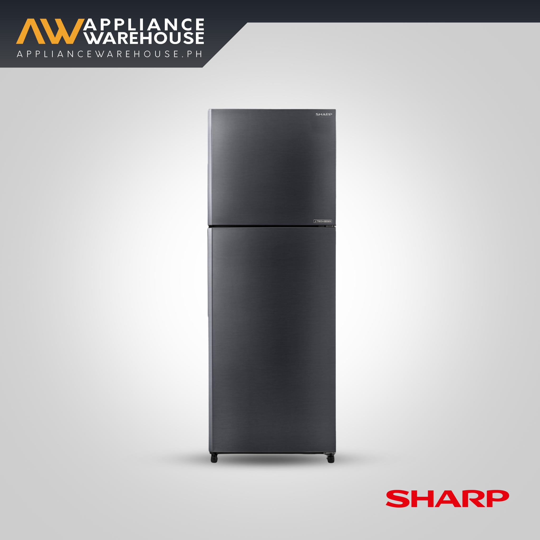 Sharp 7.9 cu.ft Two Door No Frost Inverter Refrigerator