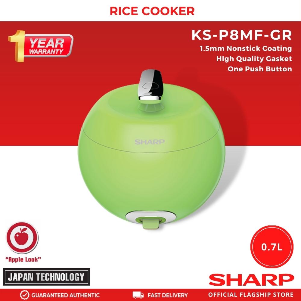 Sharp Apple Shape Rice Cooker KS-P8MF 0.7 Liters (4 Cups)-G1