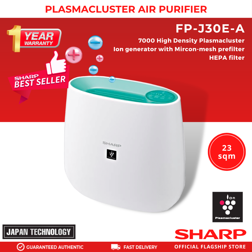 SharpFP-J30EAirPlasmaclusterAirPurifier-B1