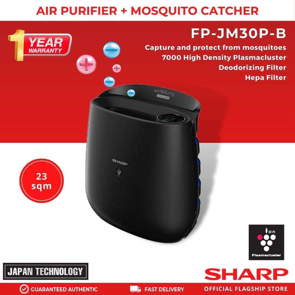SharpFP-JM30P-BAirPlasmaclusterAirPurifierwithMosquitoCatcher-1