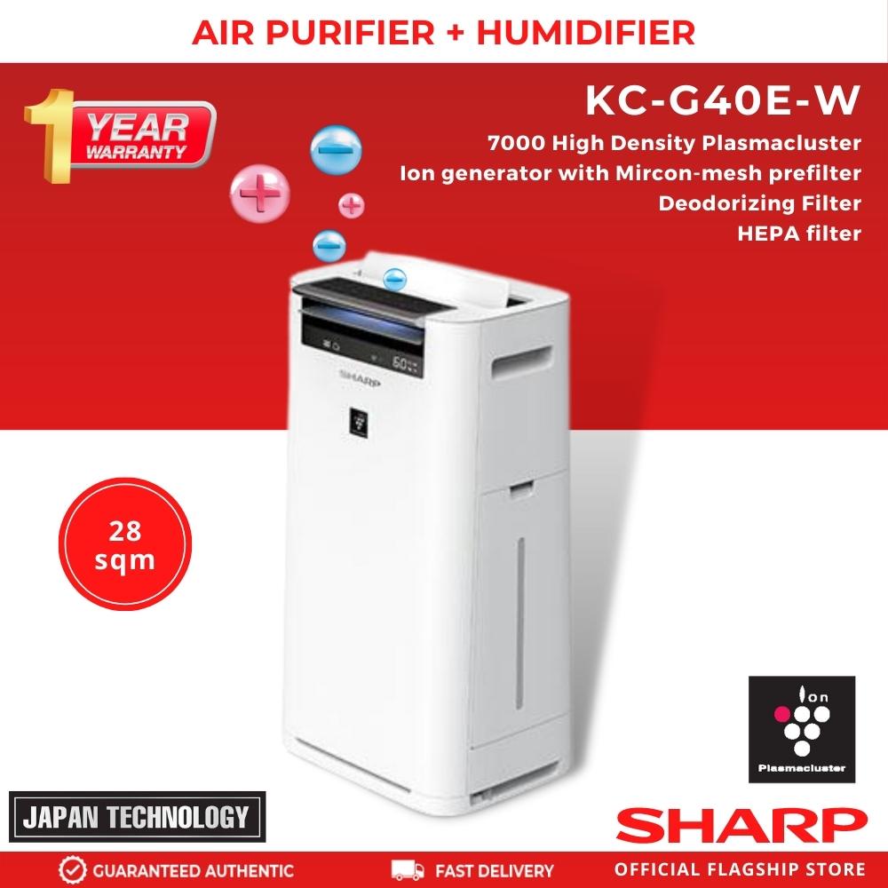 SharpKC-G40EAirPlasmaclusterAirPurifierwithHUMIDIFIER-W1