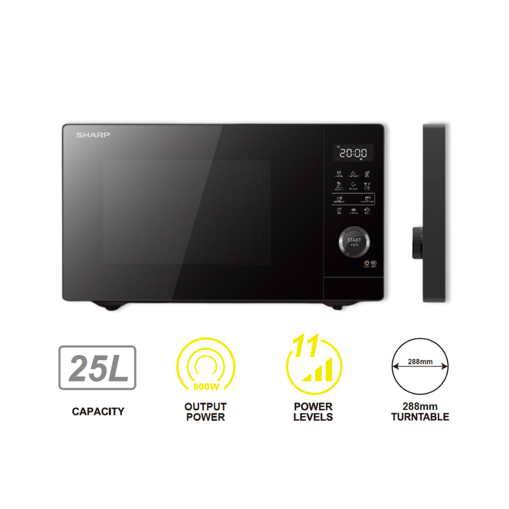 SharpMicrowaveOvenR-32F_B_25Liters_LatestModel_-2