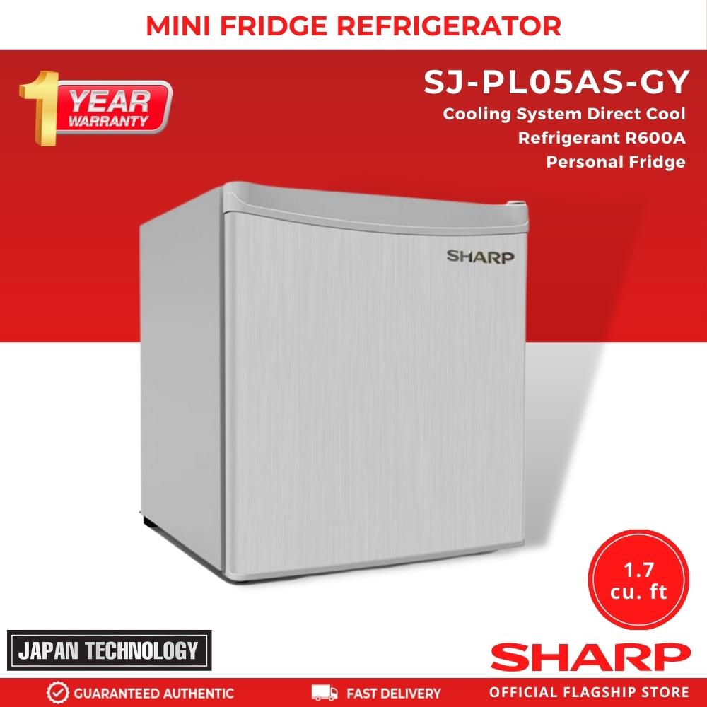 SharpMiniFridgePersonalRefrigeratorSJ-PL05AS-GY1.7cuft-4
