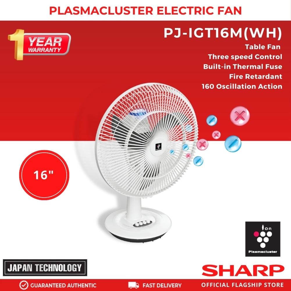 SharpPJ-IGT16M_WH_16PlasmaclusterIonElectricTableFan-5
