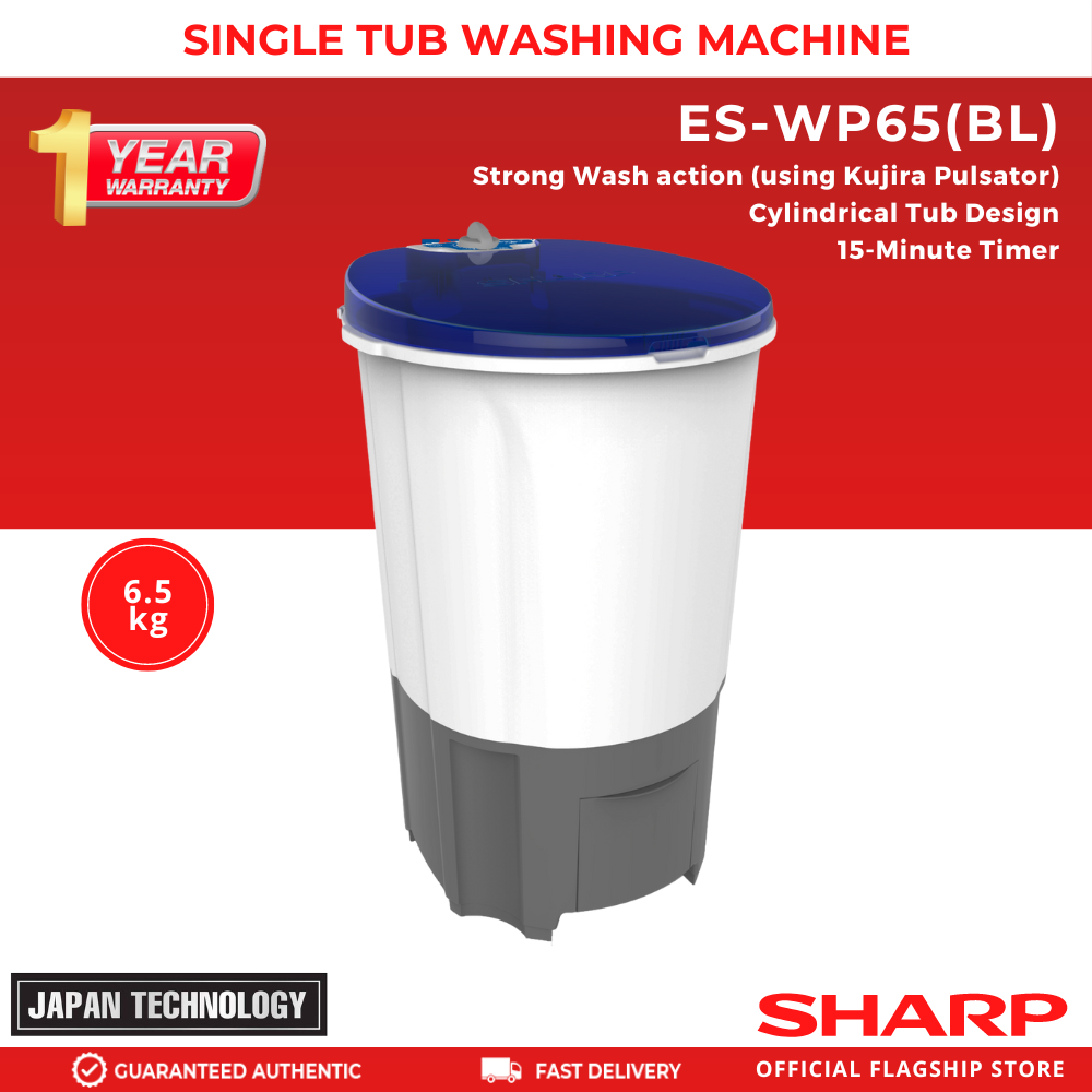 Sharp ES-WP65(BL) Single Tub 6.5 kg Washing Machine_1