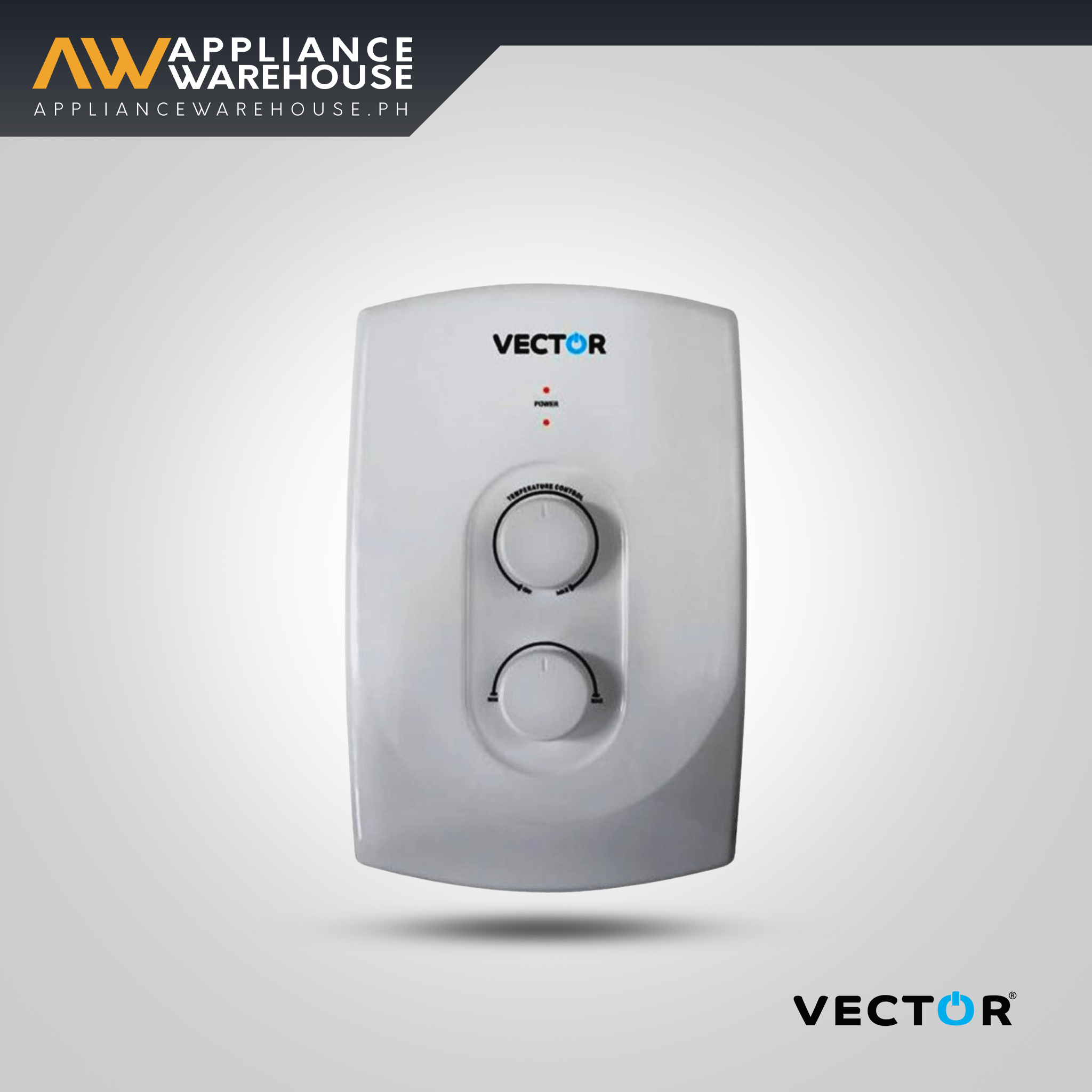 Vector VP-268 Singlepoint Instant Water Heater w/ Stabilizer 3.5 Kw (White)