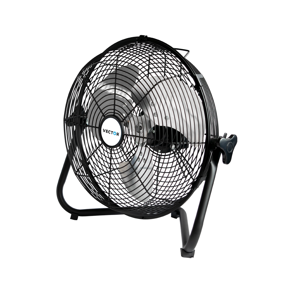 Vector FE30B52 Rechargeable DC Fan, 12" Metal Blade with 5200mAH Battery Capacity