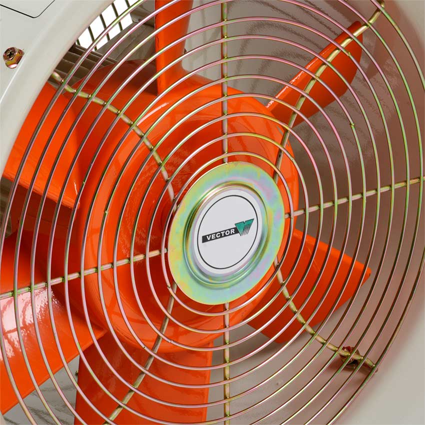 Vector TIP-400S Portable Blower Fan (Off-white/Orange) (4)