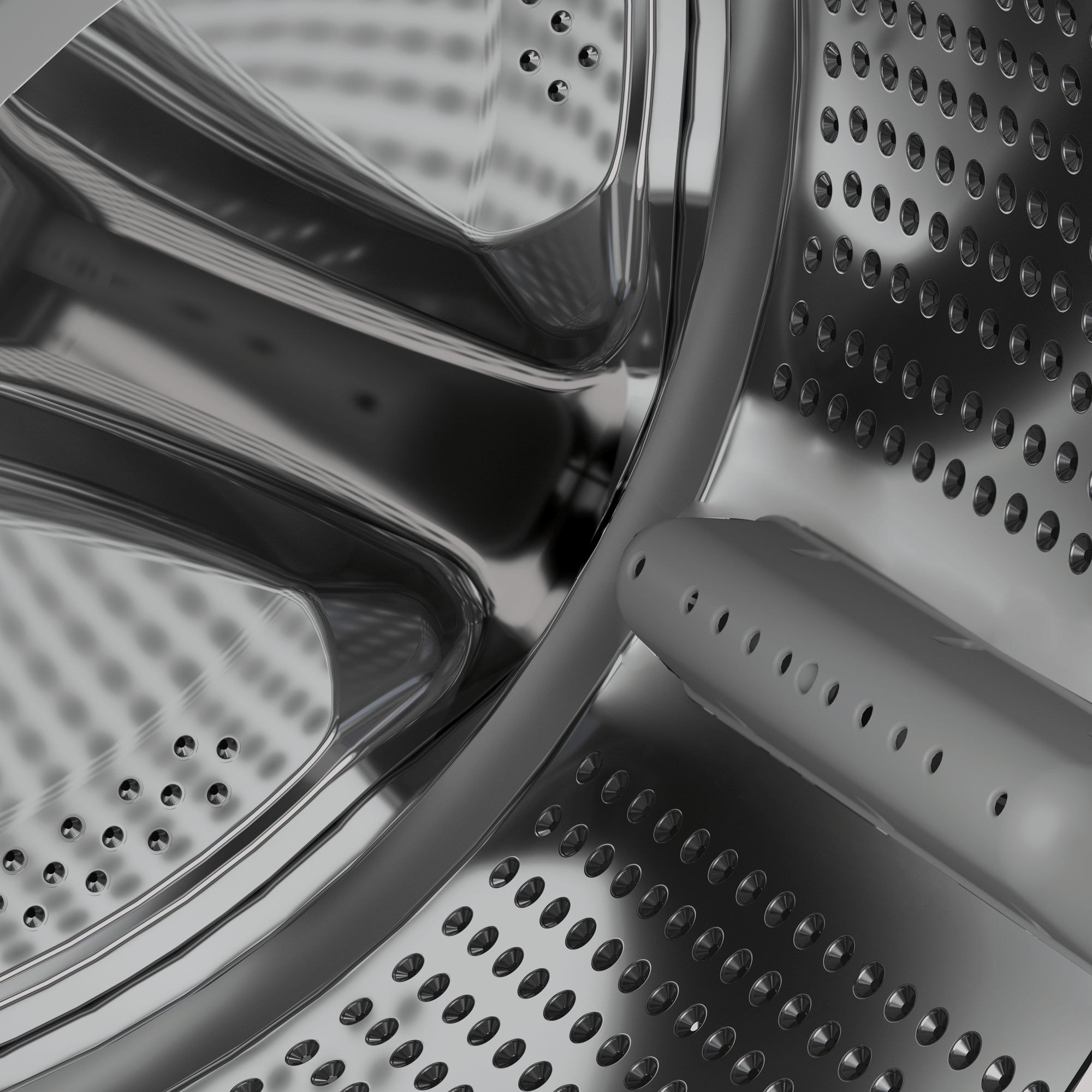 Close-up of a metallic object with circular patterns