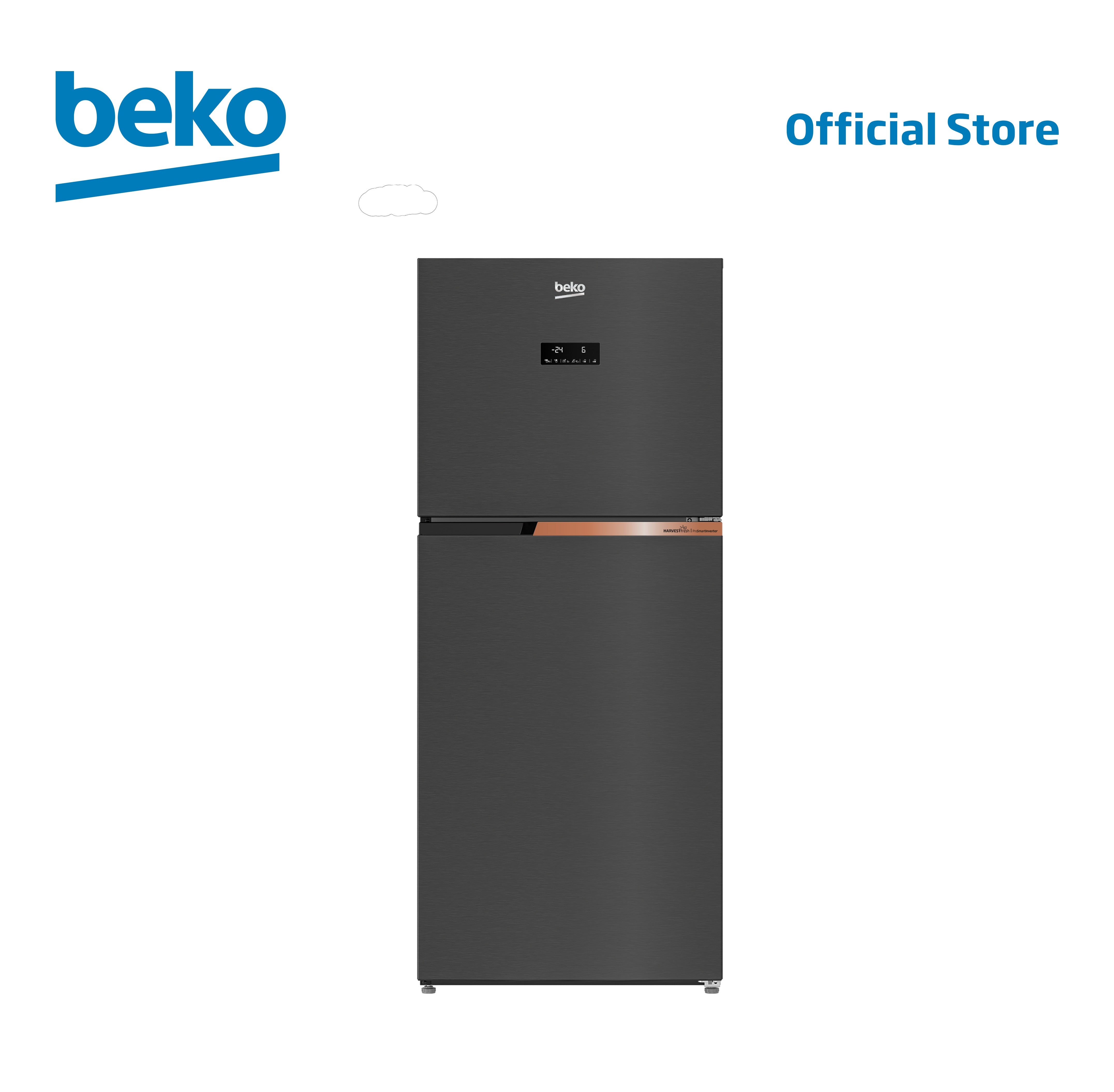 BekoRefrigerator372L_13.1cu.Ft_TopMountFreezerInverterRDNT371E50VZK-4