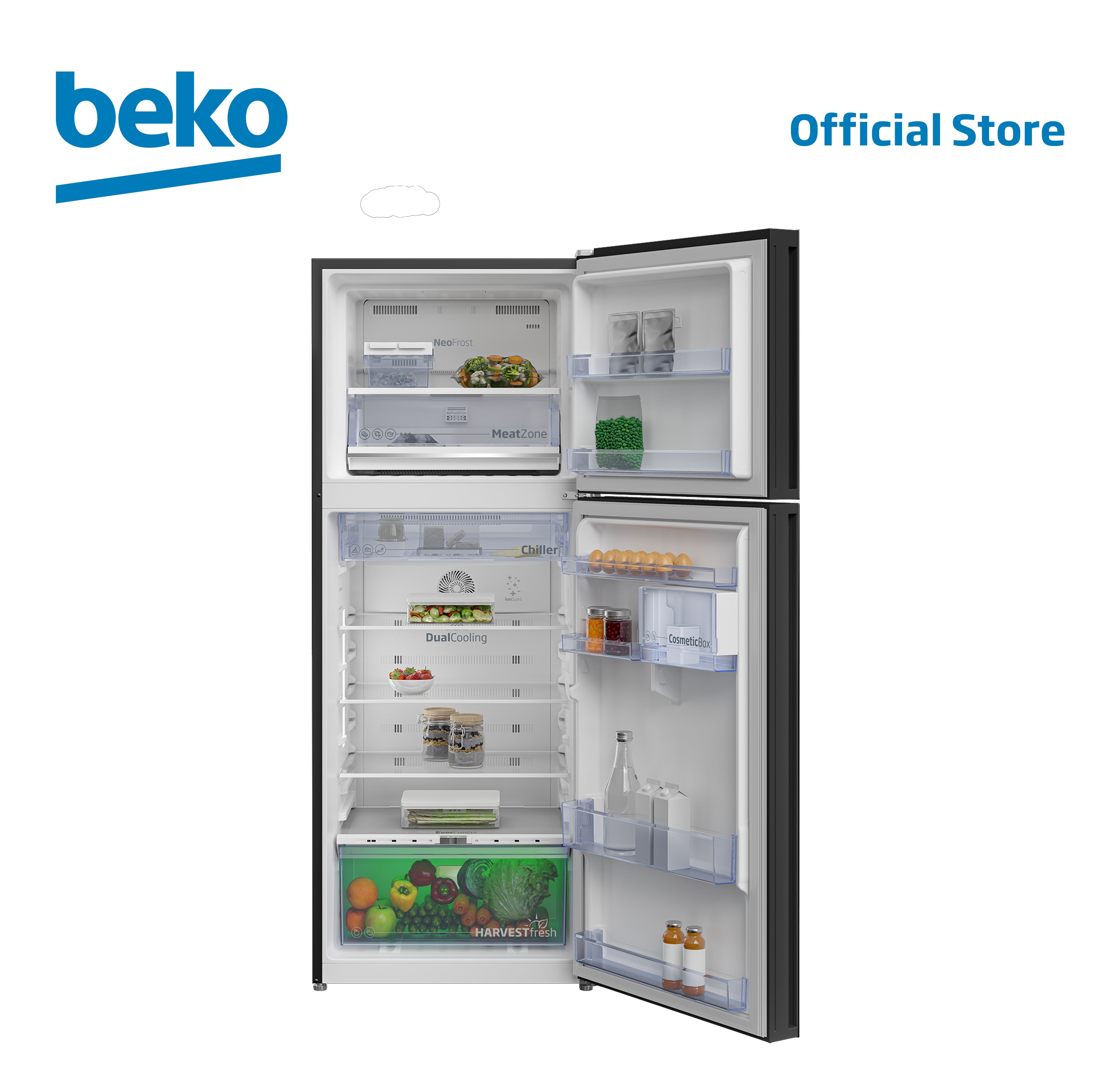BekoRefrigerator409L_14.4cu.Ft_TopMountFreezerInverterRDNT401E50VZGB-3