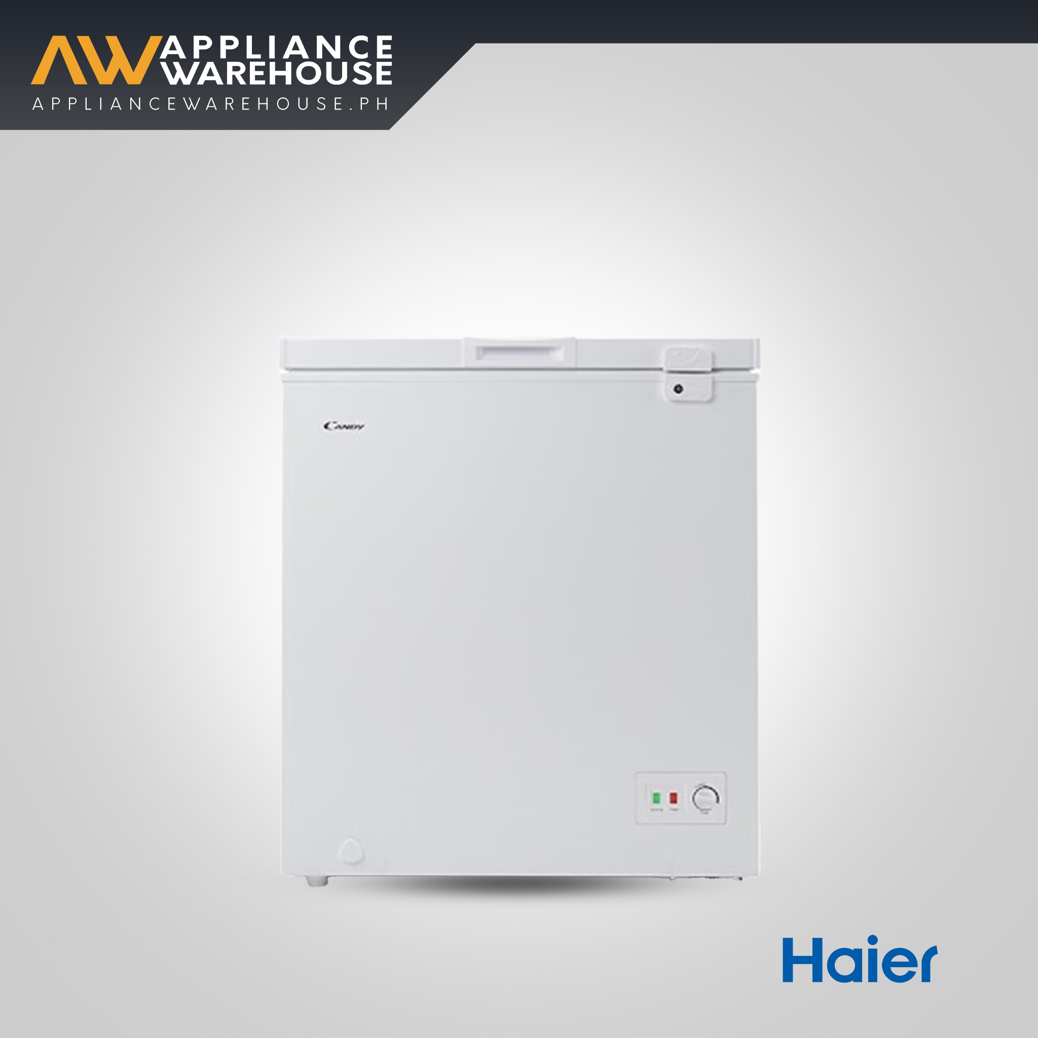 Candy CF-05IV 5.0 cu. ft. Dual Function Quick Freezing Solid Top Chest Freezer/Chiller