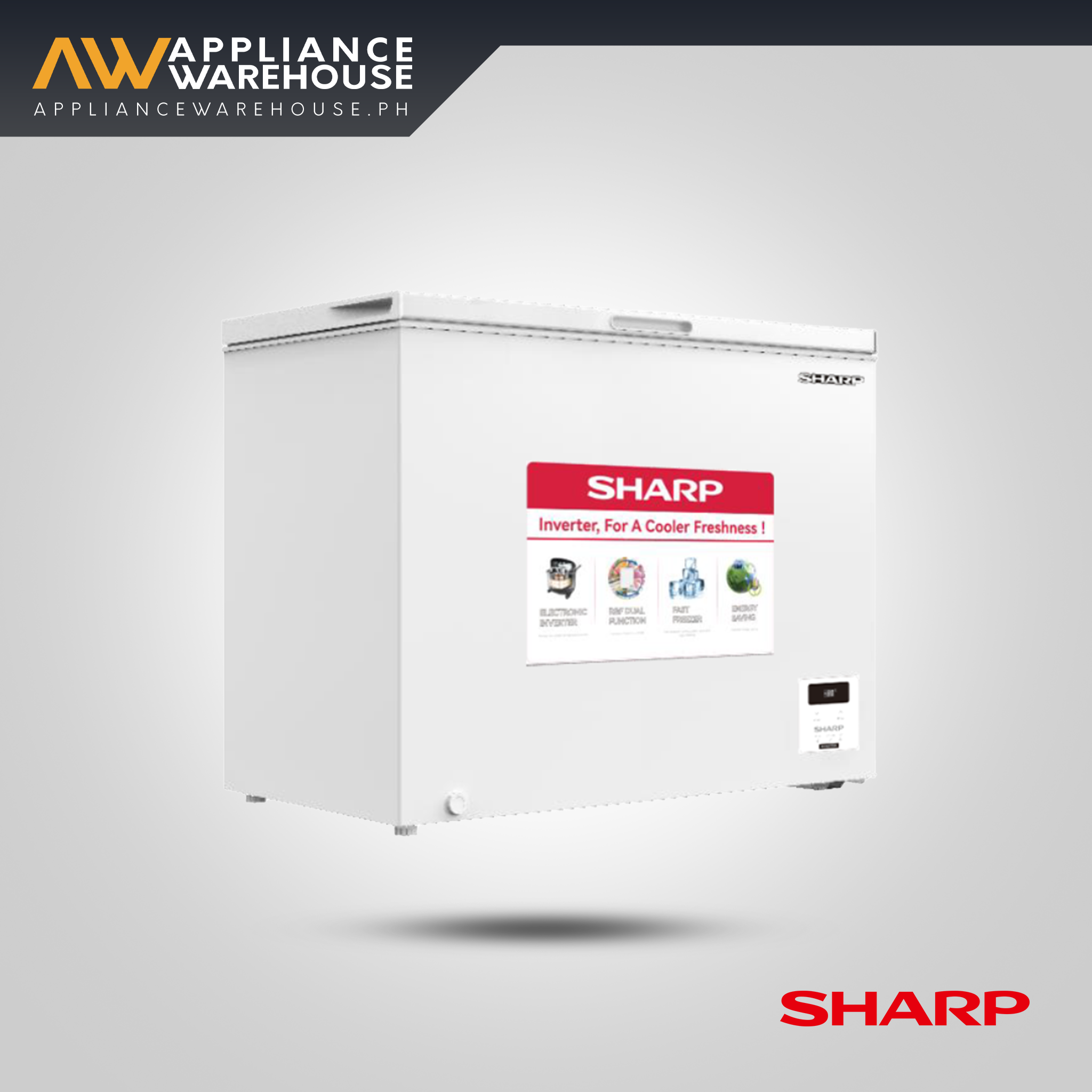 Sharp FRV-254X 9.0cu.ft Inverter Chest Freezer