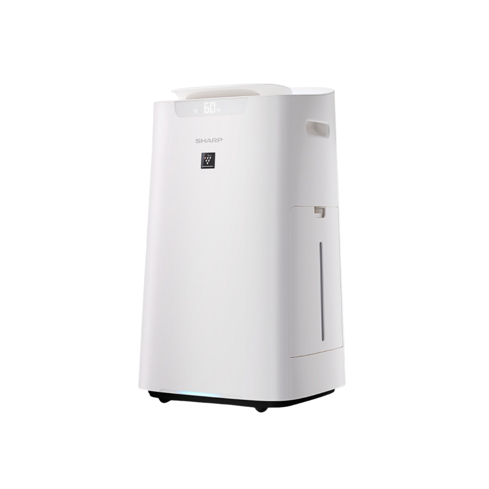 White Sharp dehumidifier on a white background