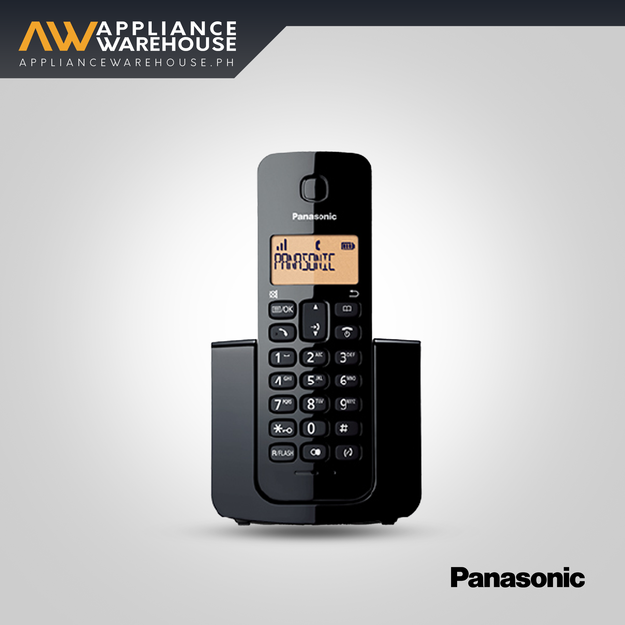 Panasonic Cordless Phone – 1.4″ LCD, ECO Mode, Caller ID