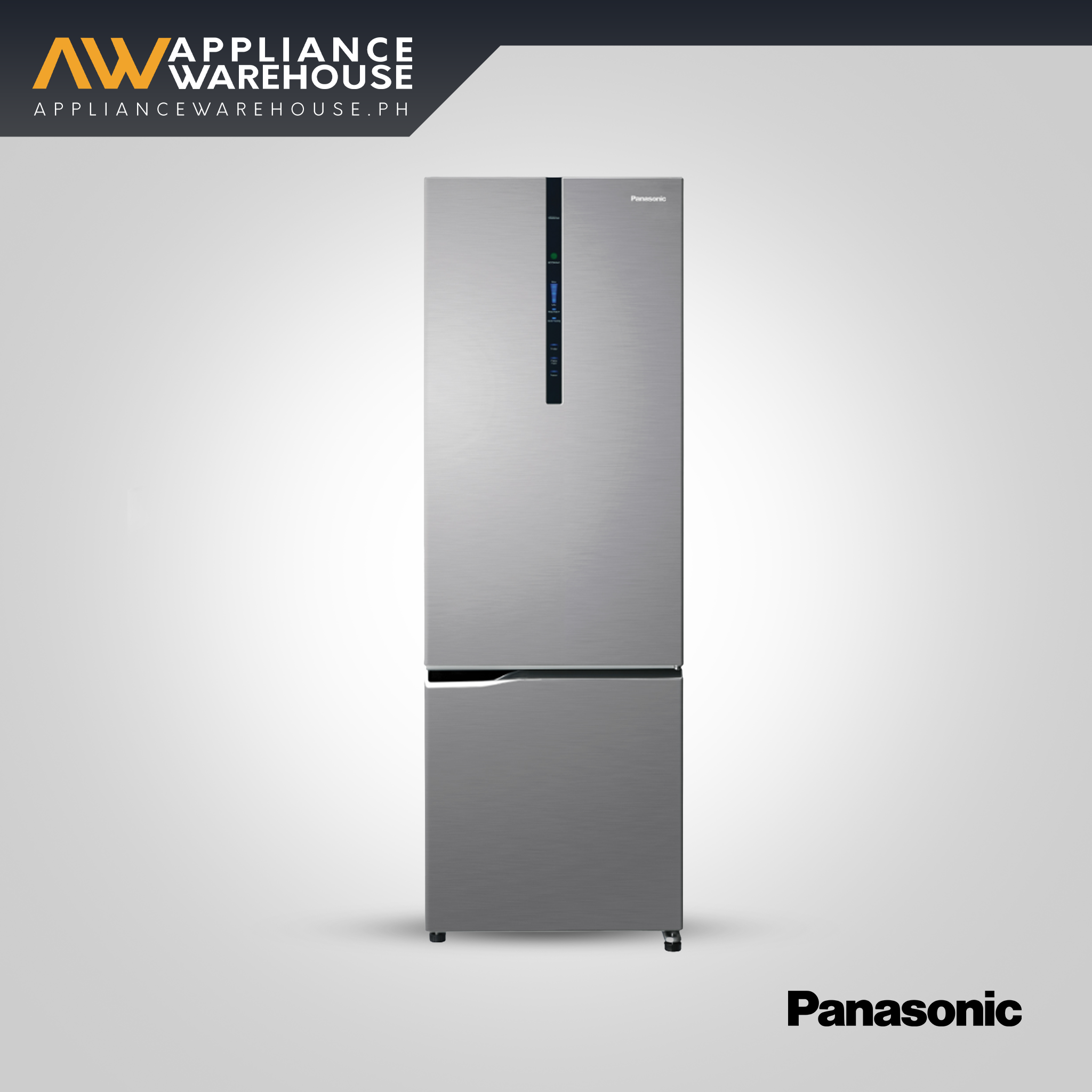 Panasonic NR-BC360XSPH 11.3 cu. ft. Two Door Bottom Freezer No Frost Inverter Refrigerator