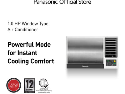 Panasonic CW-XN1020VPH 1.0 Hp Standard Window Type Aircon w/ Remote