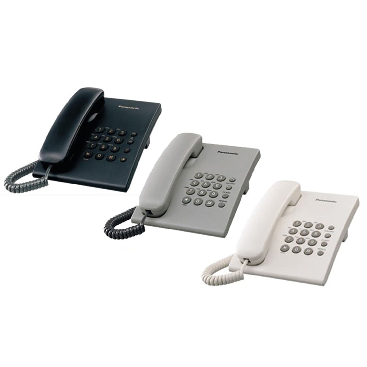 PanasonicCordedTelephoneKX-TS500MXBlack-3