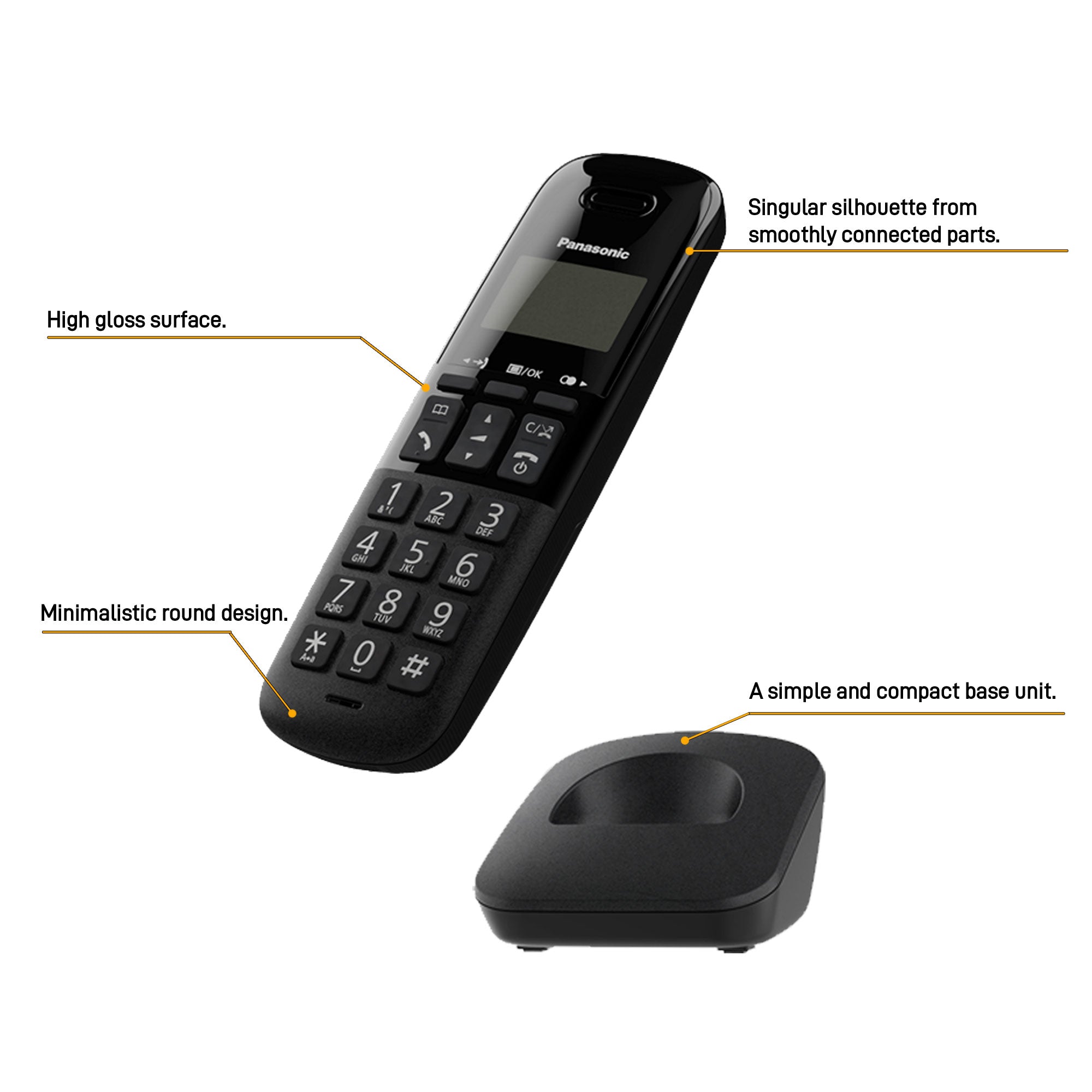 PanasonicKX-TGB310PHBDigitalCordlessTelephone-5