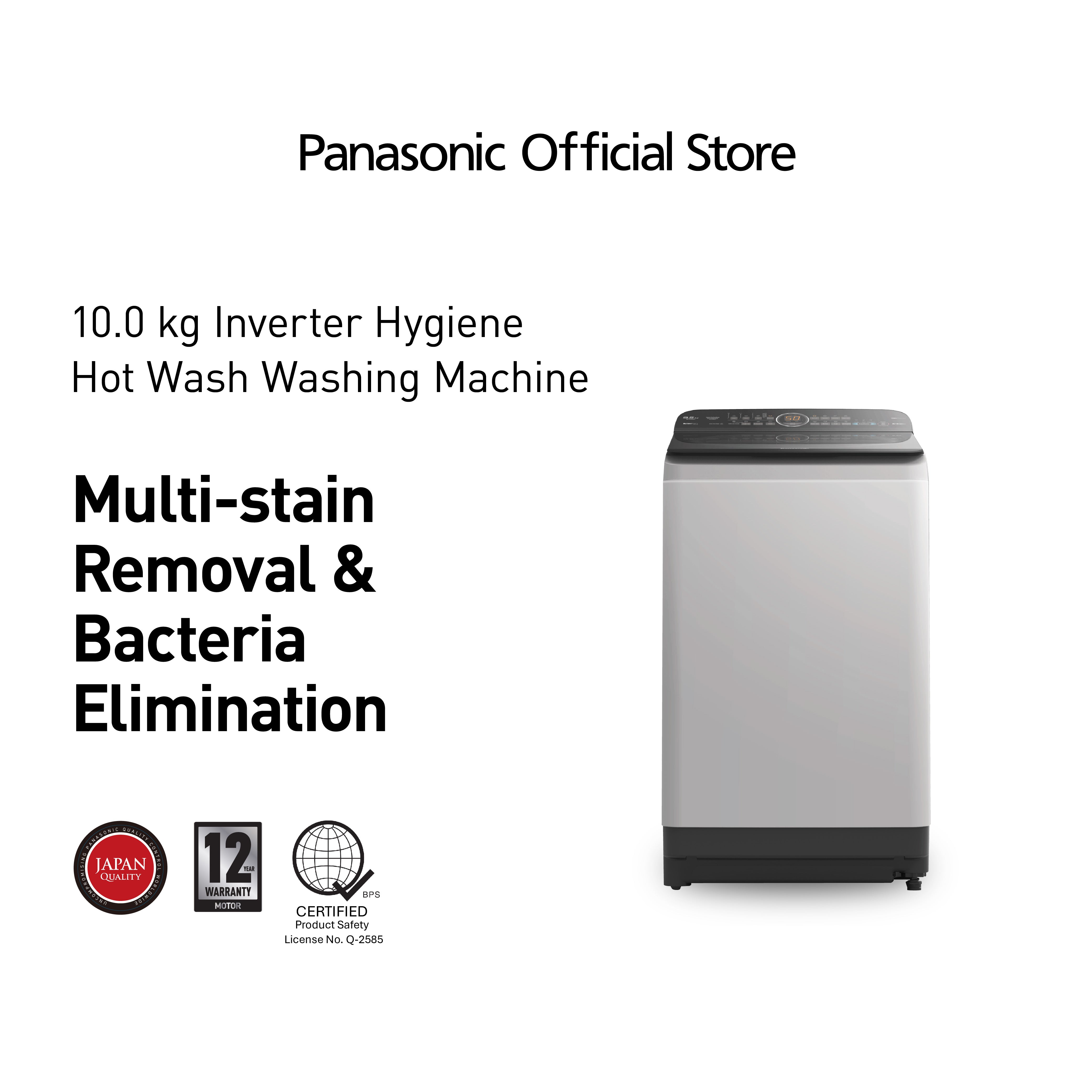 PanasonicNA-FD10X1HRM10.0KgFullyAutomaticTopLoadInverterWashingMachine-1
