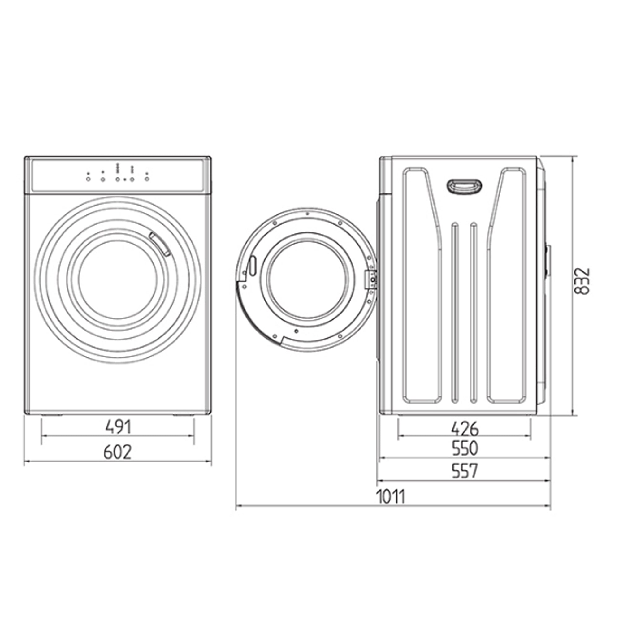 PanasonicNH-E80JA1WPH8.0KgFrontLoadTumbleElectricVentedDryer-6