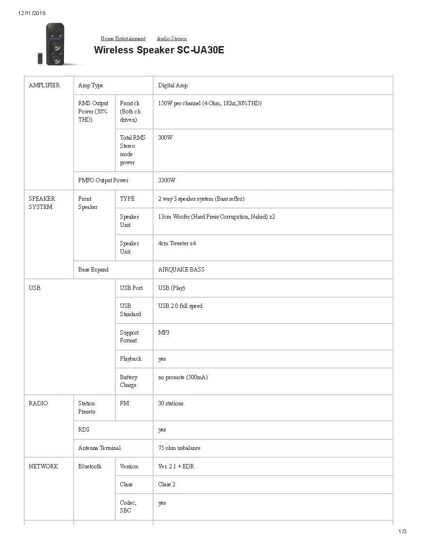 PanasonicSC-UA30EBluetoothWirelessAudioSpeaker-5