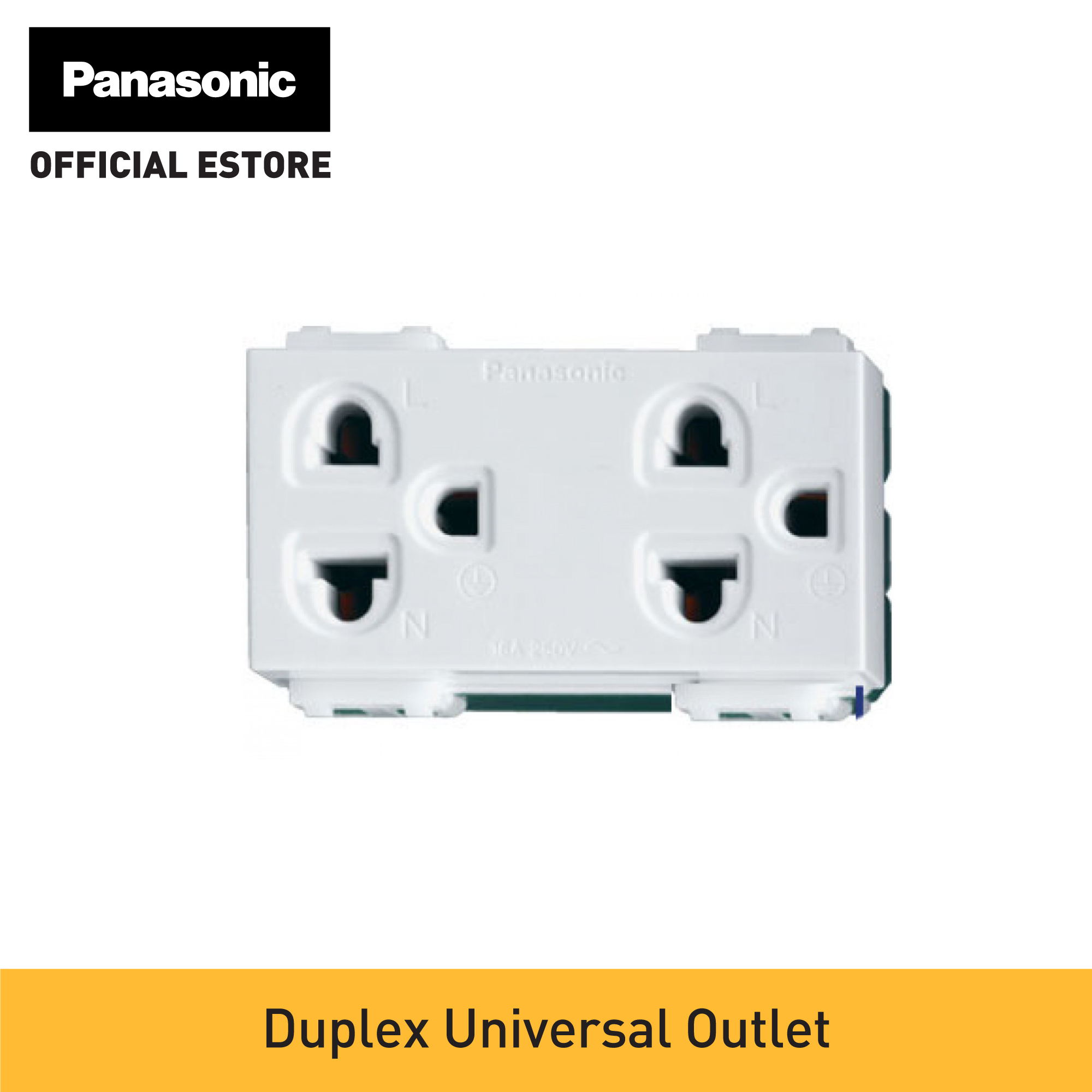PanasonicWEG15929-5DuplexUniversalOutletwGrounding-3pieces-4