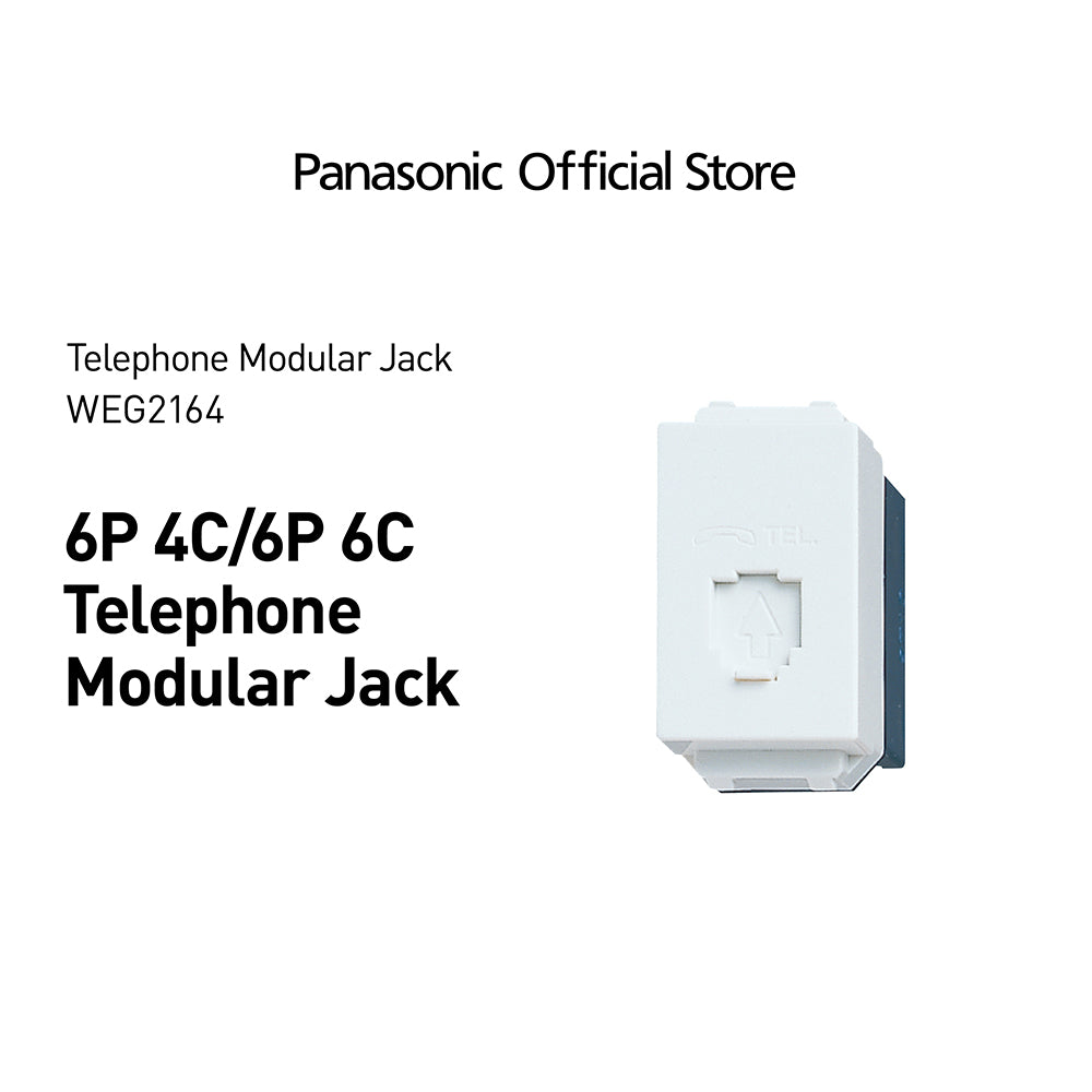 PanasonicWEG2164TelephoneModularJack6P4C-3pieces-1