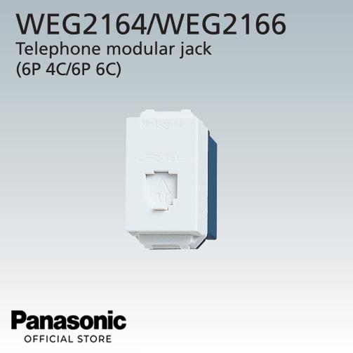 PanasonicWEG2164TelephoneModularJack6P4C-3pieces-2