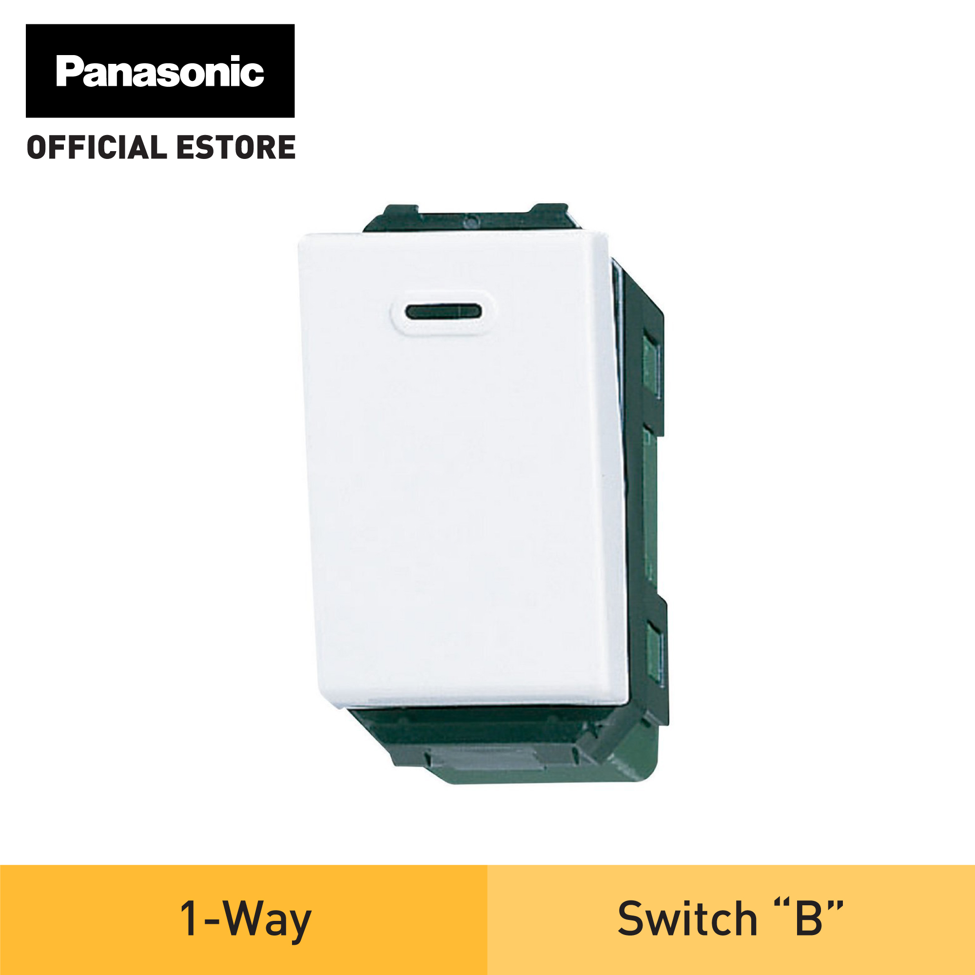 PanasonicWEG5001K-5Non-IlluminatedSwitchOneWay-3pieces-4