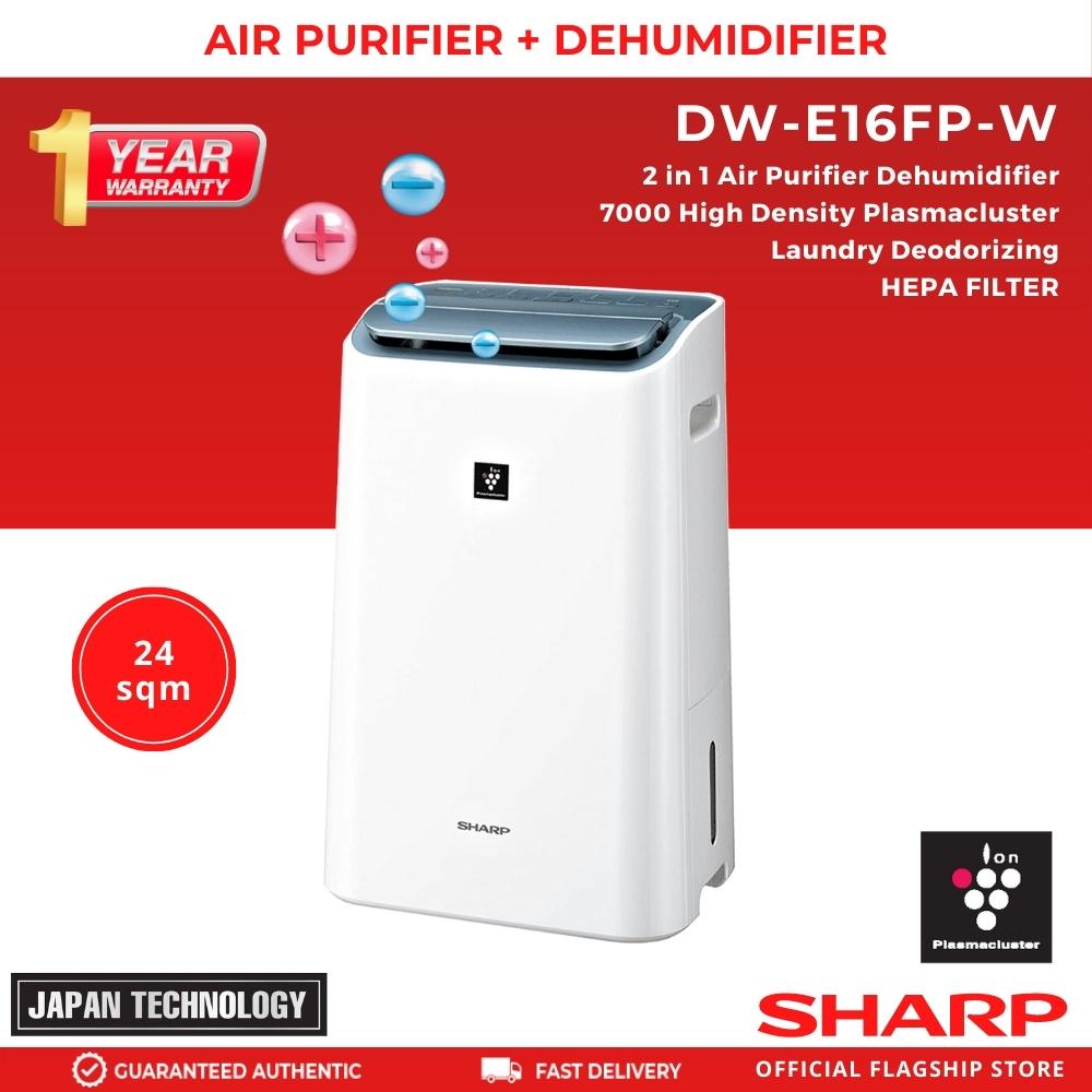 SharpDW-E16FP-WAirPlasmacluster2in1AirPurifierDehumidifier-1
