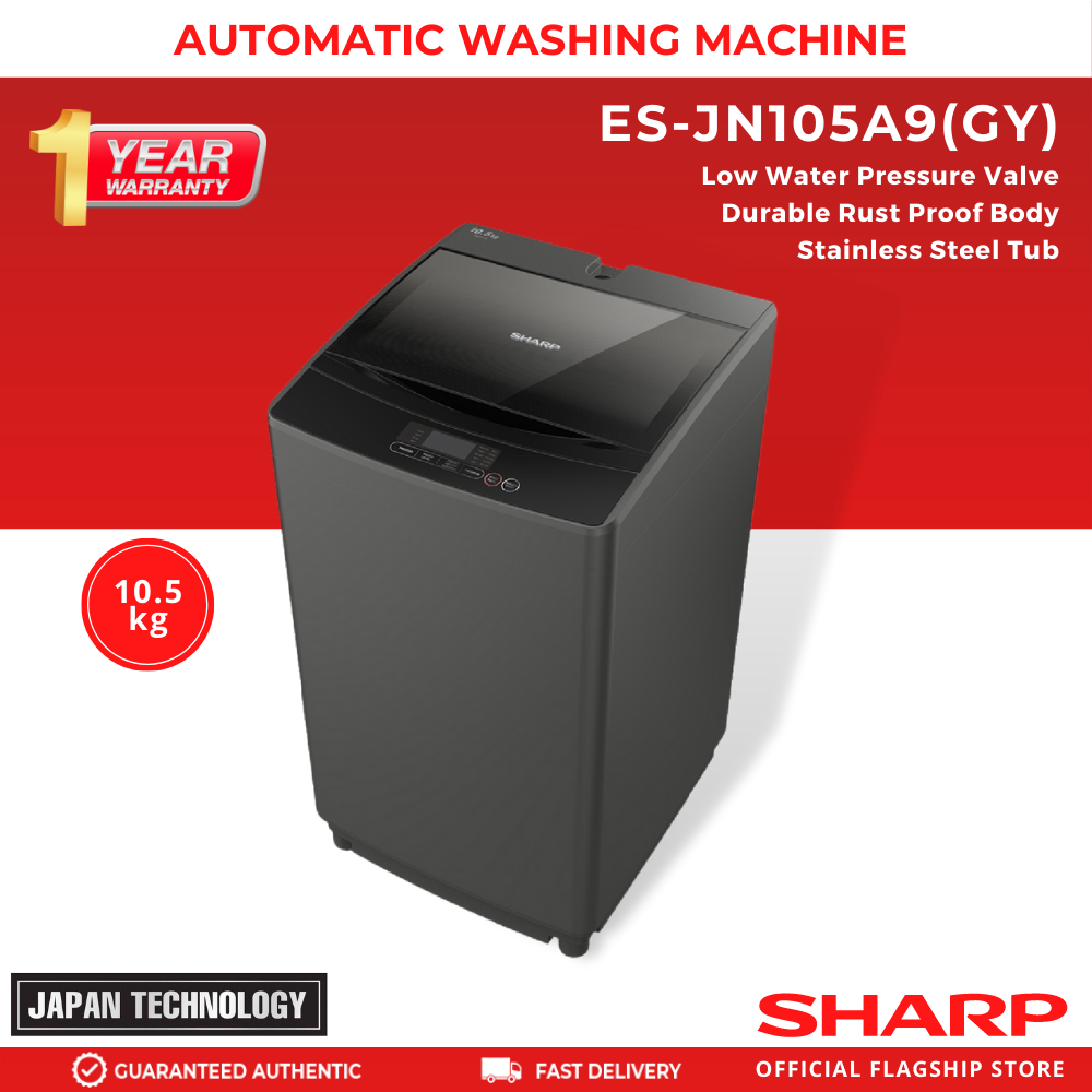 SharpES-JN105A9_GY_10.5Kg.FullyAutomaticTopLoadWashingMachine-4