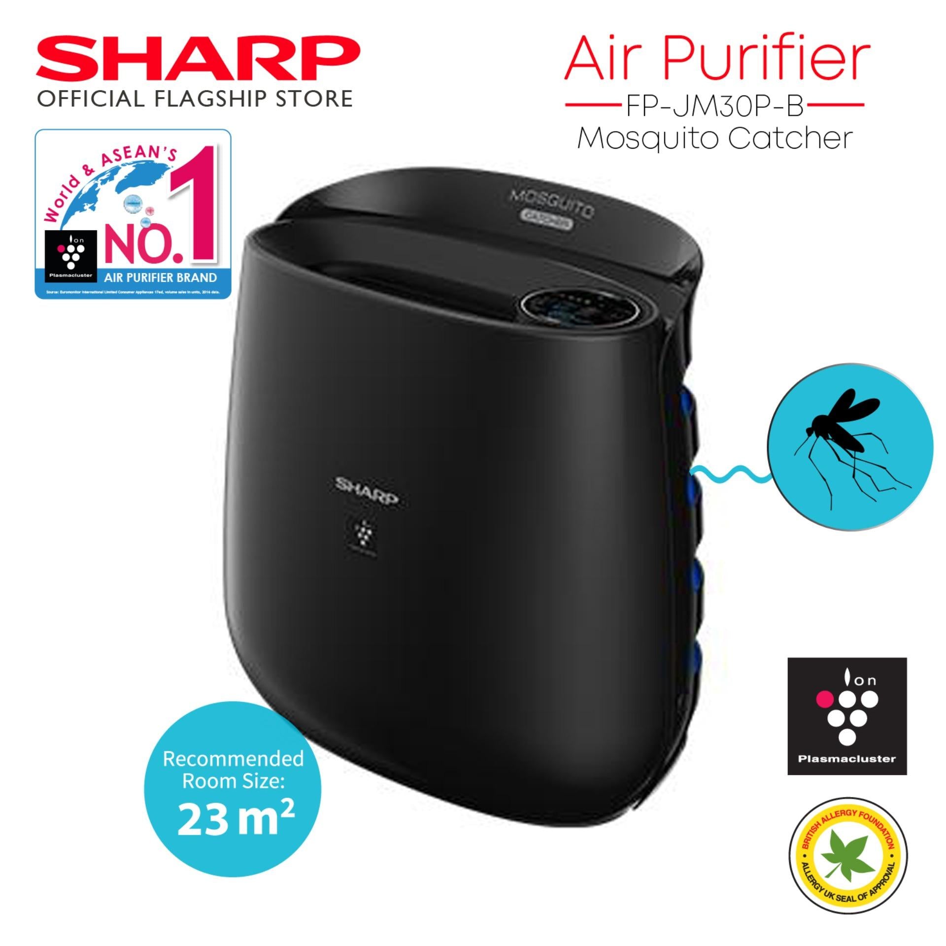 SharpFP-JM30P-BAirPlasmaclusterAirPurifierwithMosquitoCatcher-5