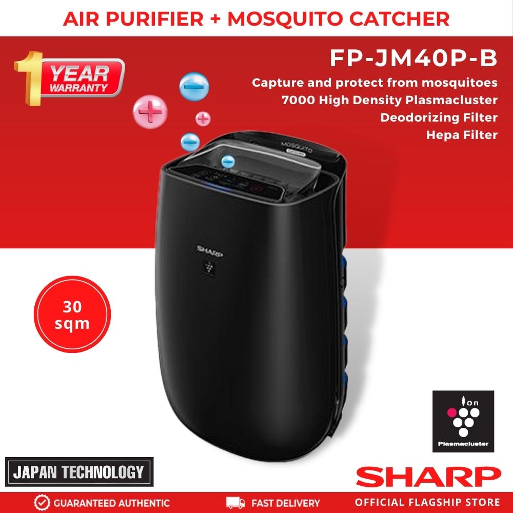 SharpFP-JM40P-BAirPlasmaclusterAirPurifierwithMosquitoCatcher-1