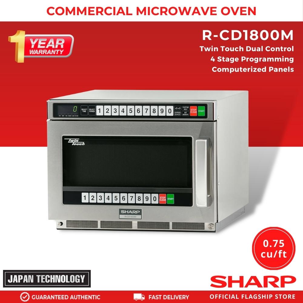 SharpTwinTouch_1800WattCommercialMicrowaveOvenwithDualTouchPadsRCD1800M-1