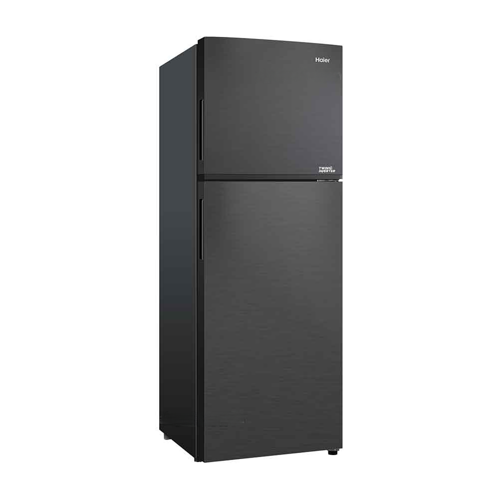 [TOP SELLER] Haier HRF-IV220VNF (BS) 7.5 cu.ft./211L Fresh Cooling Twin Inverter No Frost Two Door Refrigerator (Silver Black)